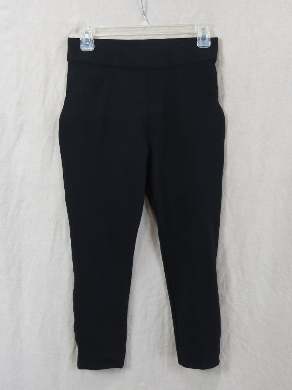 SPANX The Perfect Black Pant Back Seam Cropped SIZE Small Petite (22.5" inseam)